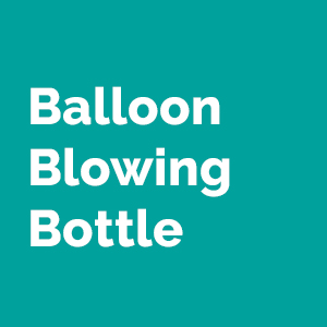 balloon blowing bottle